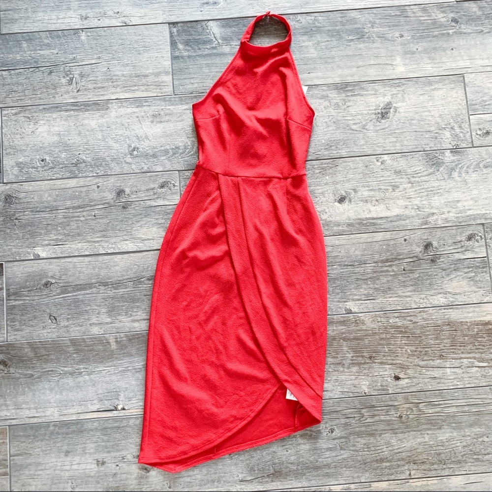 NBW Red Midi Dress